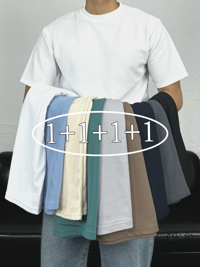 [1+1+1+1] 루이스 링클 라운드 반팔 티셔츠 10color