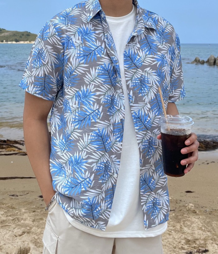 [주문폭주][~4XL] 파프 하와이안 셔츠